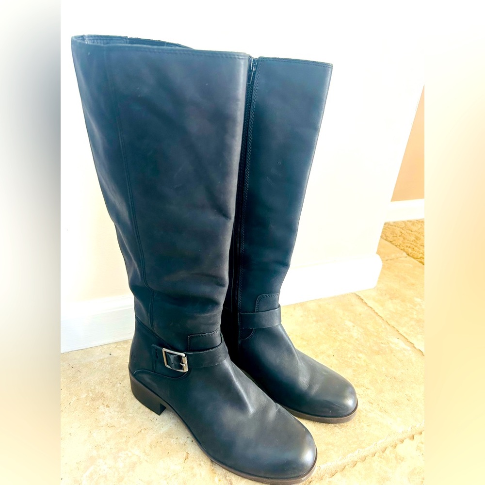 AUTHENTIC REAL LEATHER “Lucky Brand “ high boots “True to size “